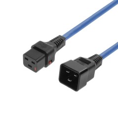 MicroConnect Powercord C19 IEC Lock - C20 (2m)